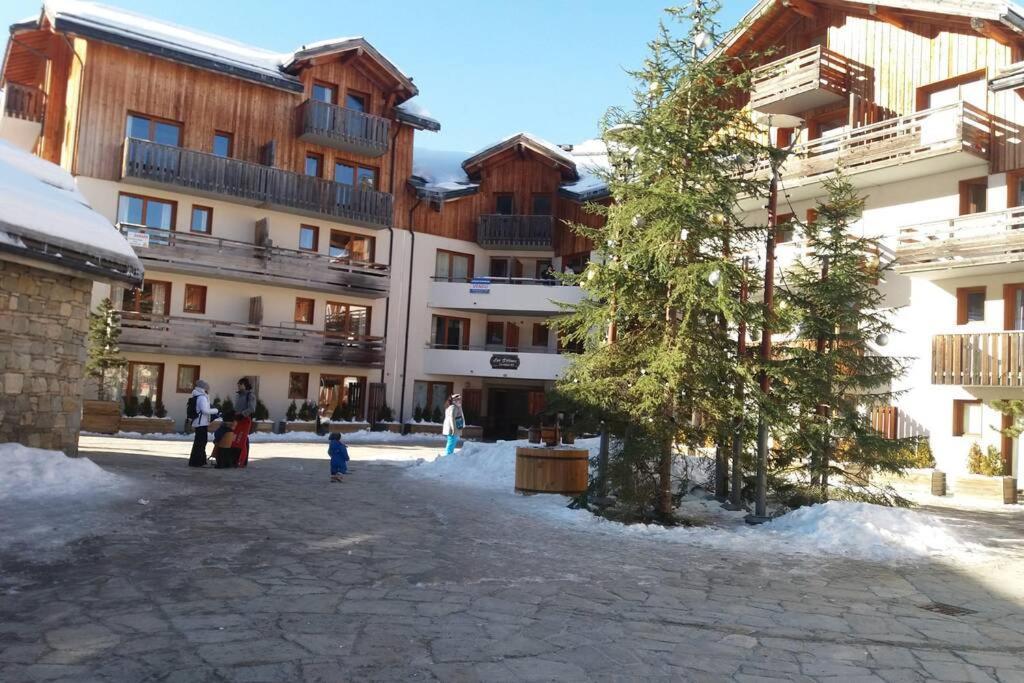 Chaleureux Appartement Au Coeur Des Orres 1800, Menage Compris Les Orres Exteriér fotografie